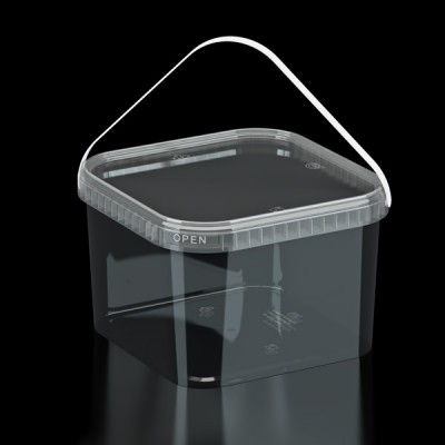 Ведро квадратное 2.3 л, 1 шт.