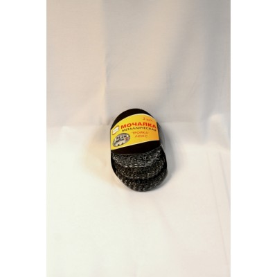 Губка для посуды металл "Тройка"