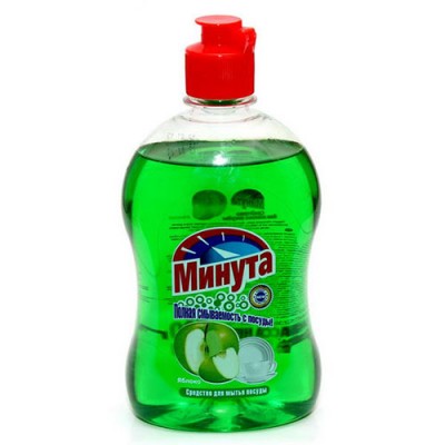 Средство для мытья посуды "Минута" Ромашка, Яблоко, 500 гр