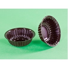 Тарелка - креманка коричневая 115 мм